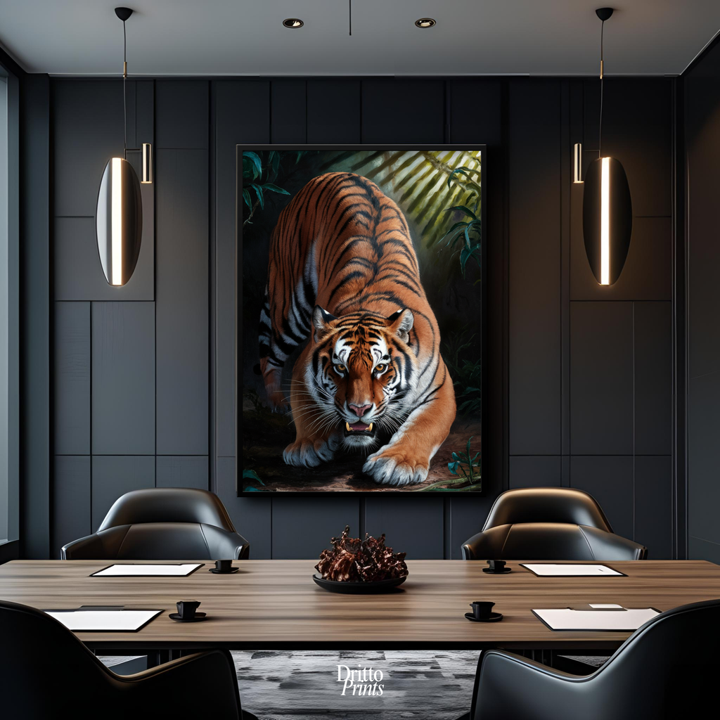 (FD11) Coiled Majesty - Framed matte paper poster