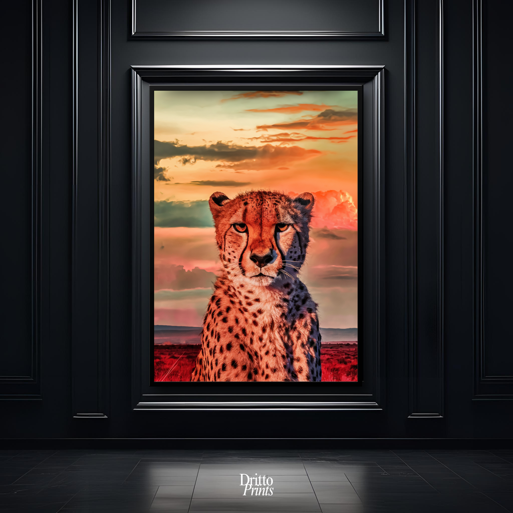 (FD12) Speed & Sky - Framed matte paper poster