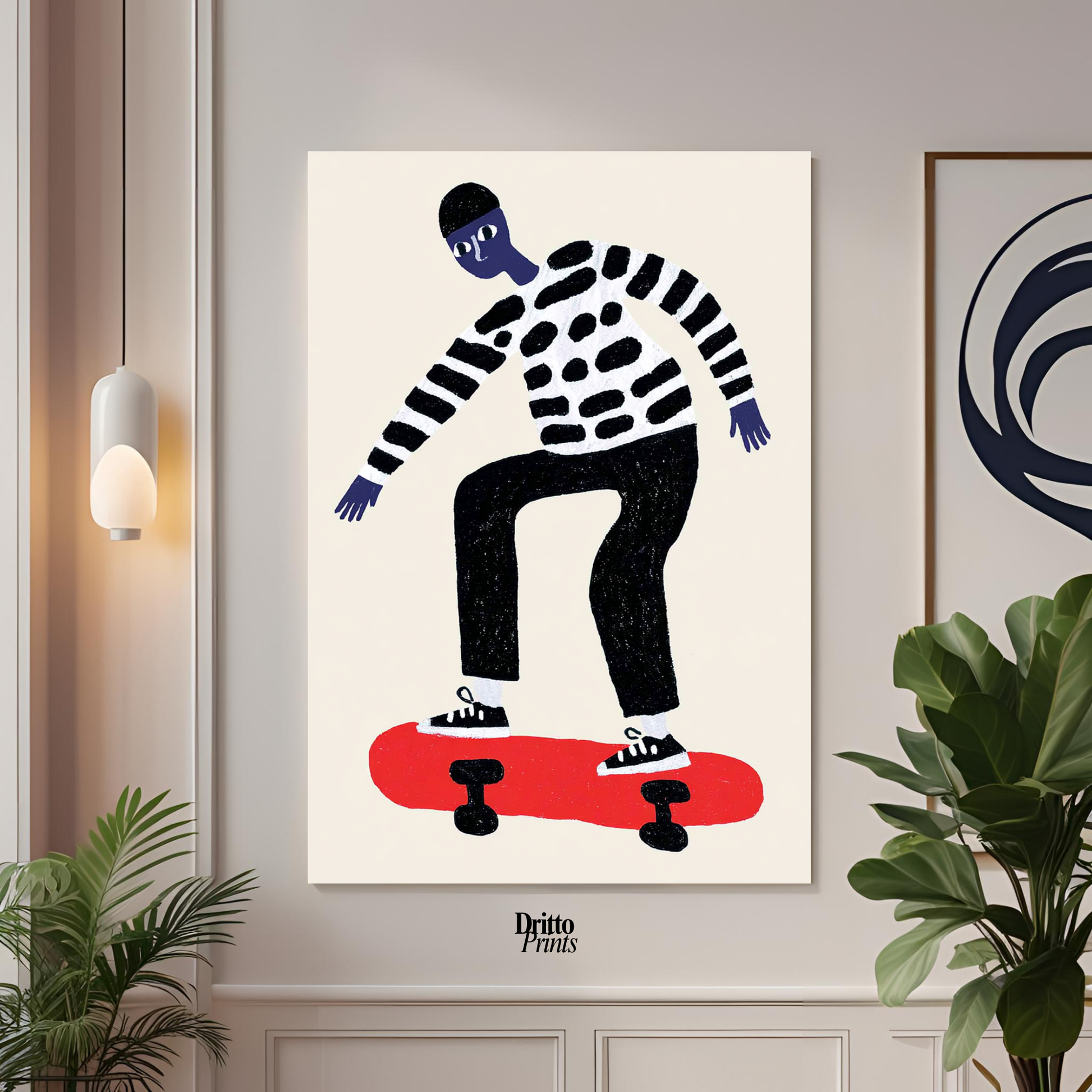 (PD40) Below the Board - Poster