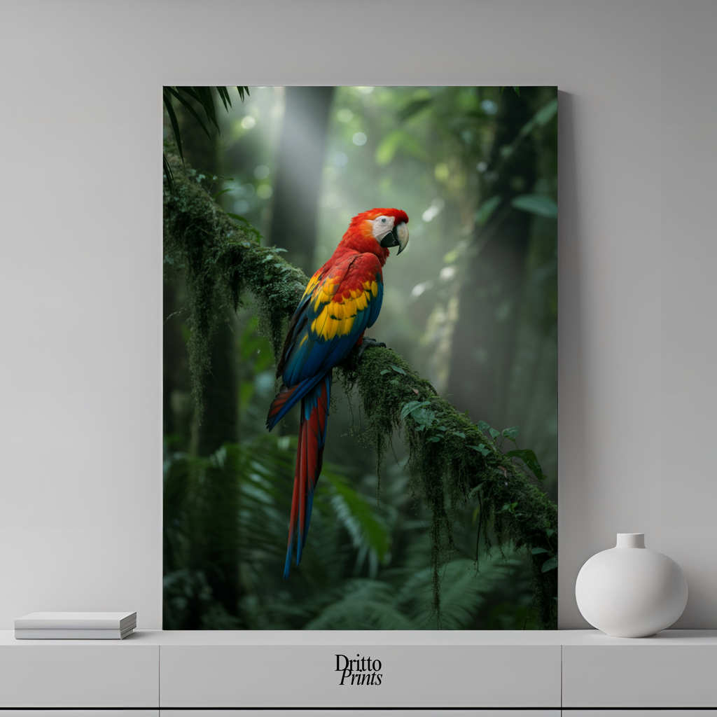 (CF1) Heart of the Rainforest - Framed canvas