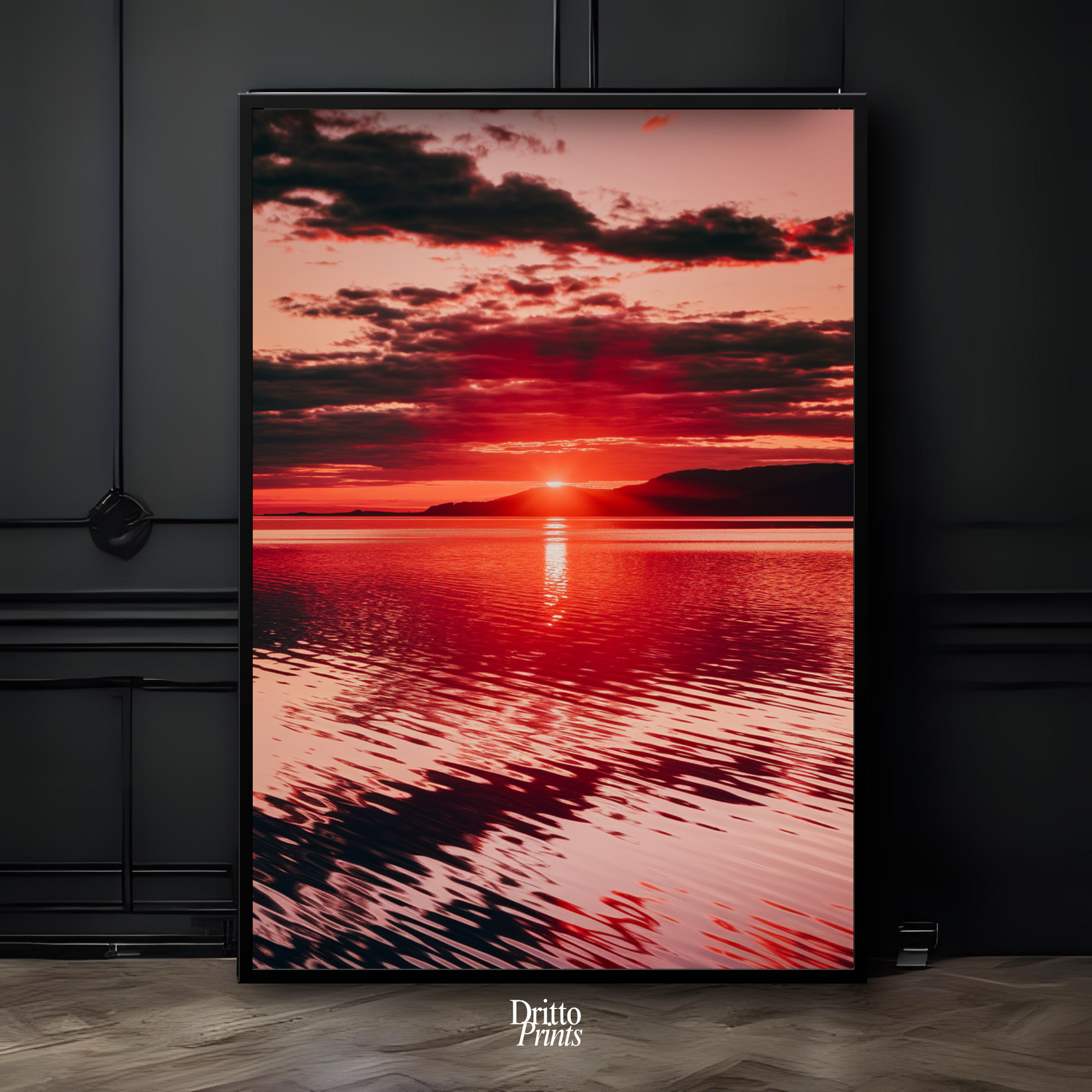 (FD27) View of Eternity - Framed matte paper poster