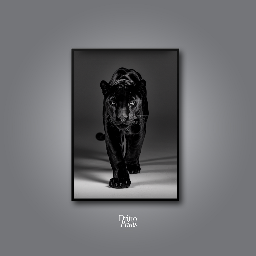 (FD7) Eyes of the Hunt - Framed matte paper poster