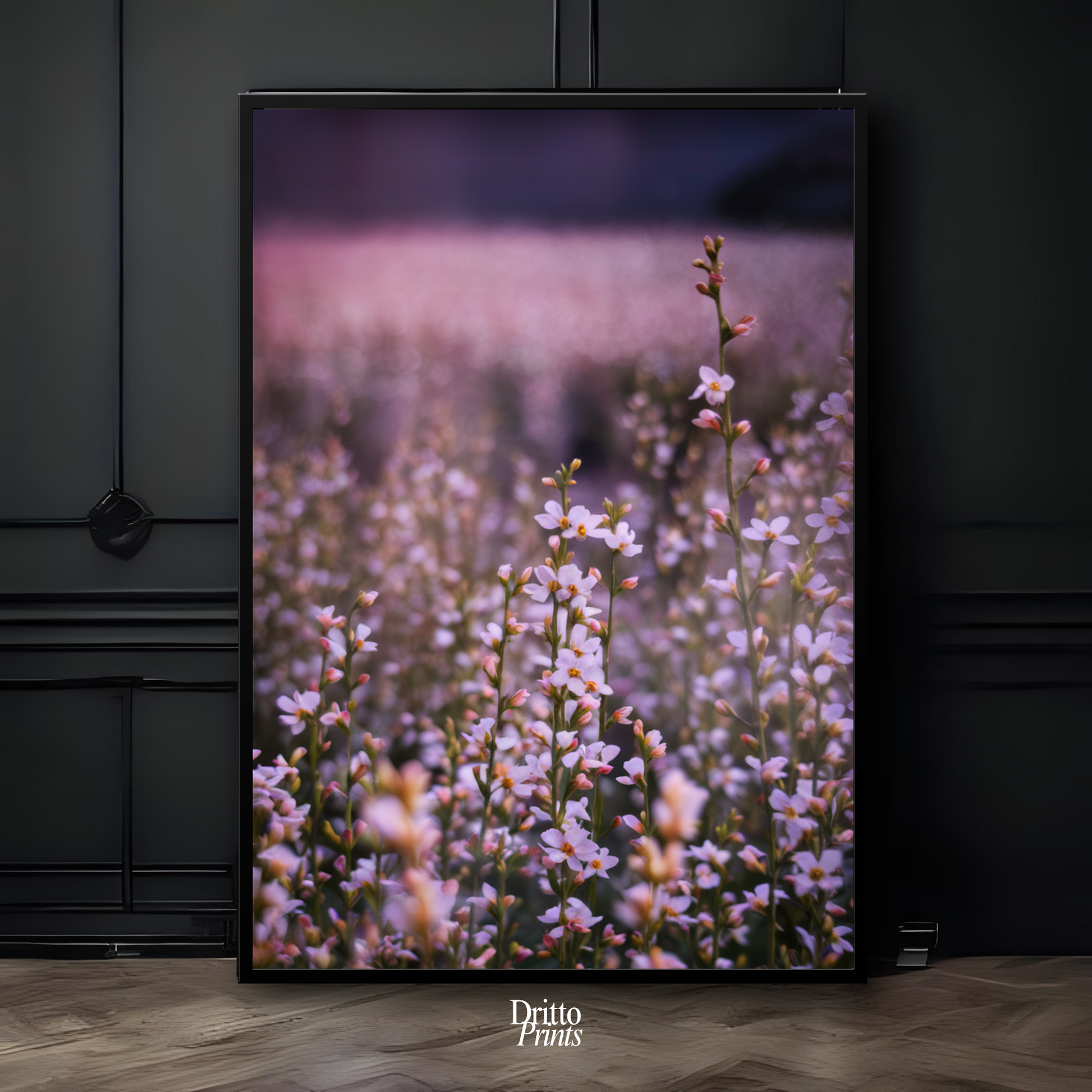 (FD23) Bloom Before the Fade - Framed matte paper poster