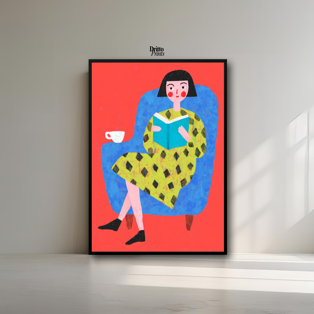 (FD46) A Moment with a Story - Framed matte paper poster