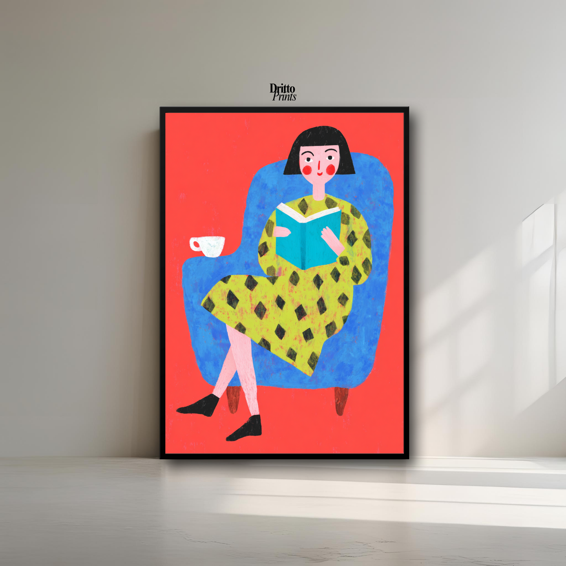 (FD46) A Moment with a Story - Framed matte paper poster