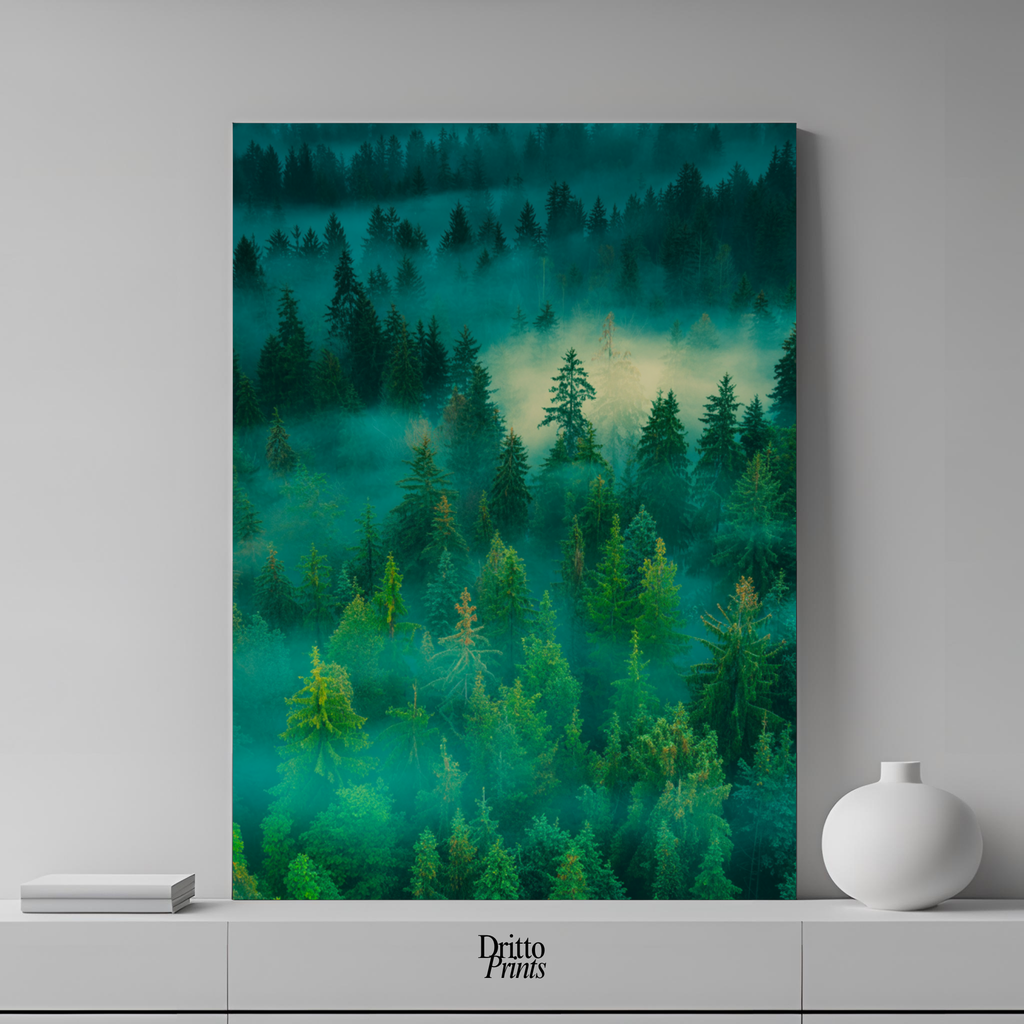 (CD4) Into the Morning Mist - Canvas