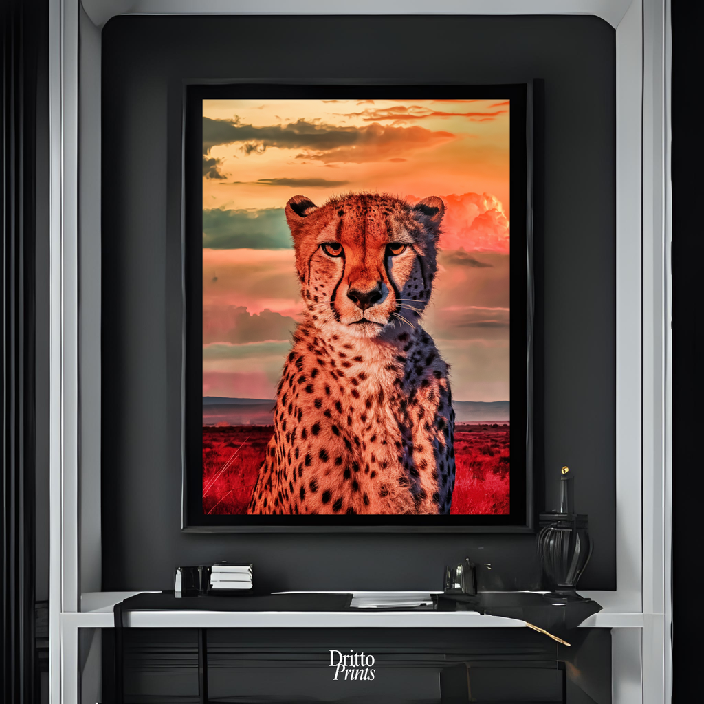 (FD12) Speed & Sky - Framed matte paper poster