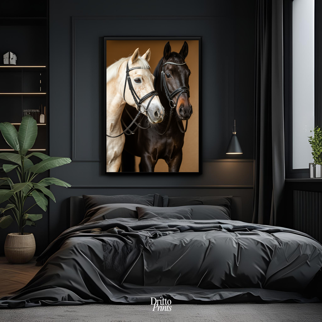 (FD22) Harmony in Contrast - Framed matte paper poster
