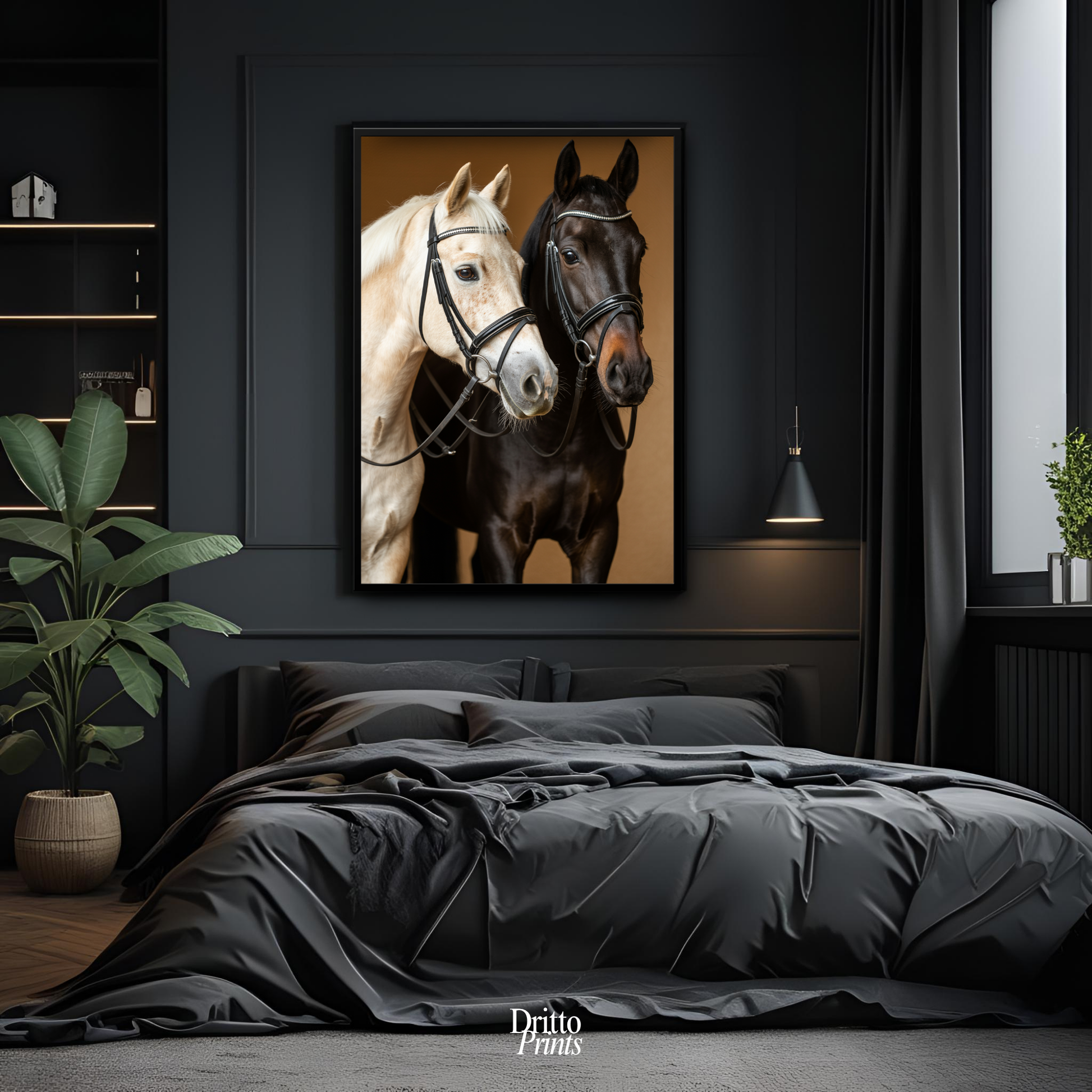 (FD22) Harmony in Contrast - Framed matte paper poster