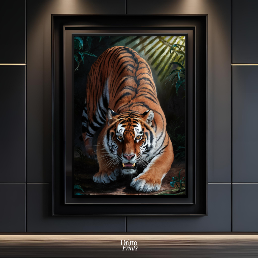 (FD11) Coiled Majesty - Framed matte paper poster