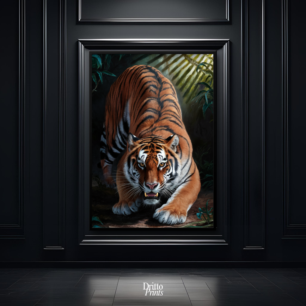 (FD11) Coiled Majesty - Framed matte paper poster
