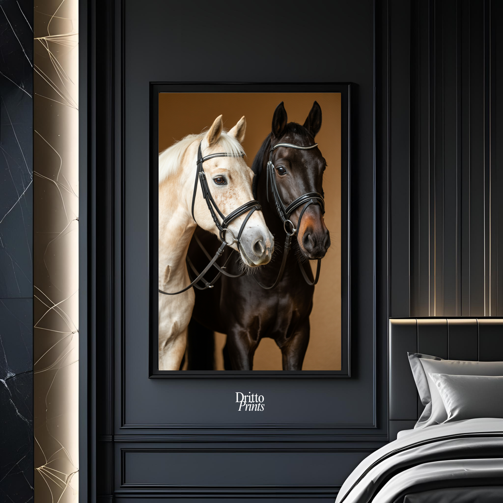 (FD22) Harmony in Contrast - Framed matte paper poster