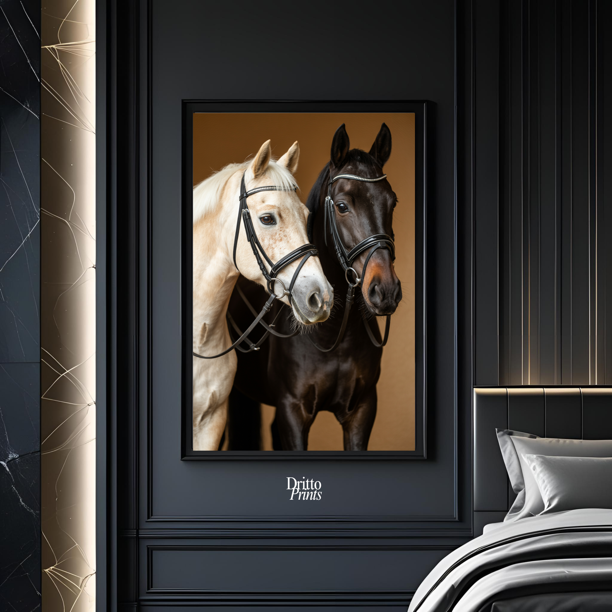 (FD22) Harmony in Contrast - Framed matte paper poster