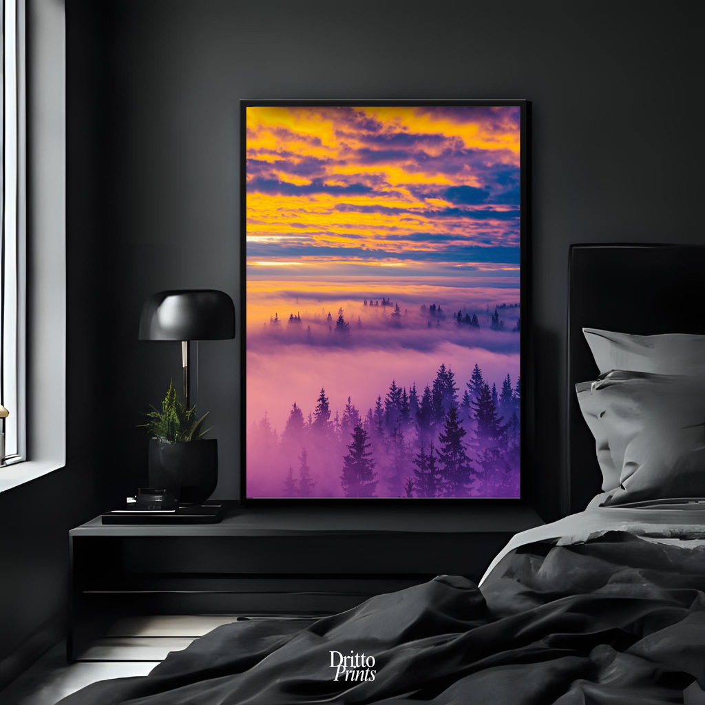 (FD13) Light Between Worlds - Framed matte paper poster