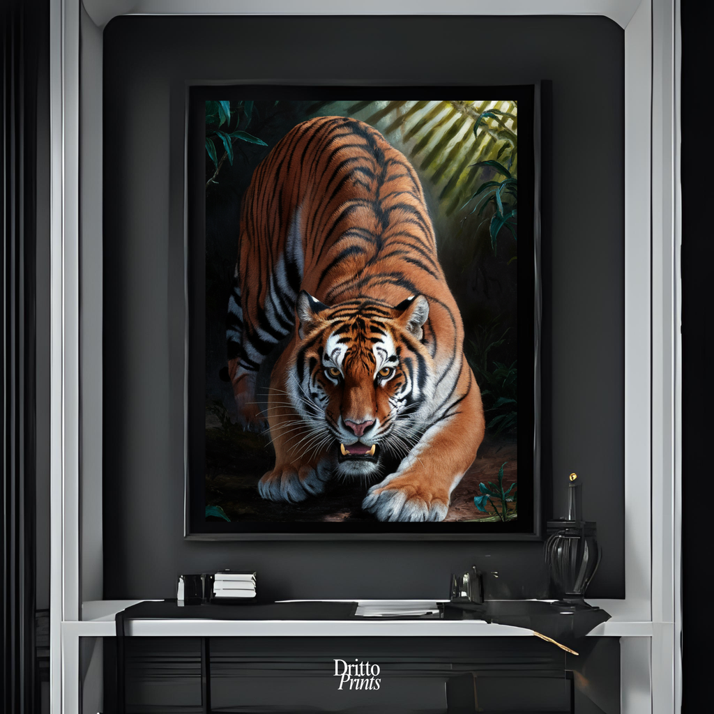 (FD11) Coiled Majesty - Framed matte paper poster