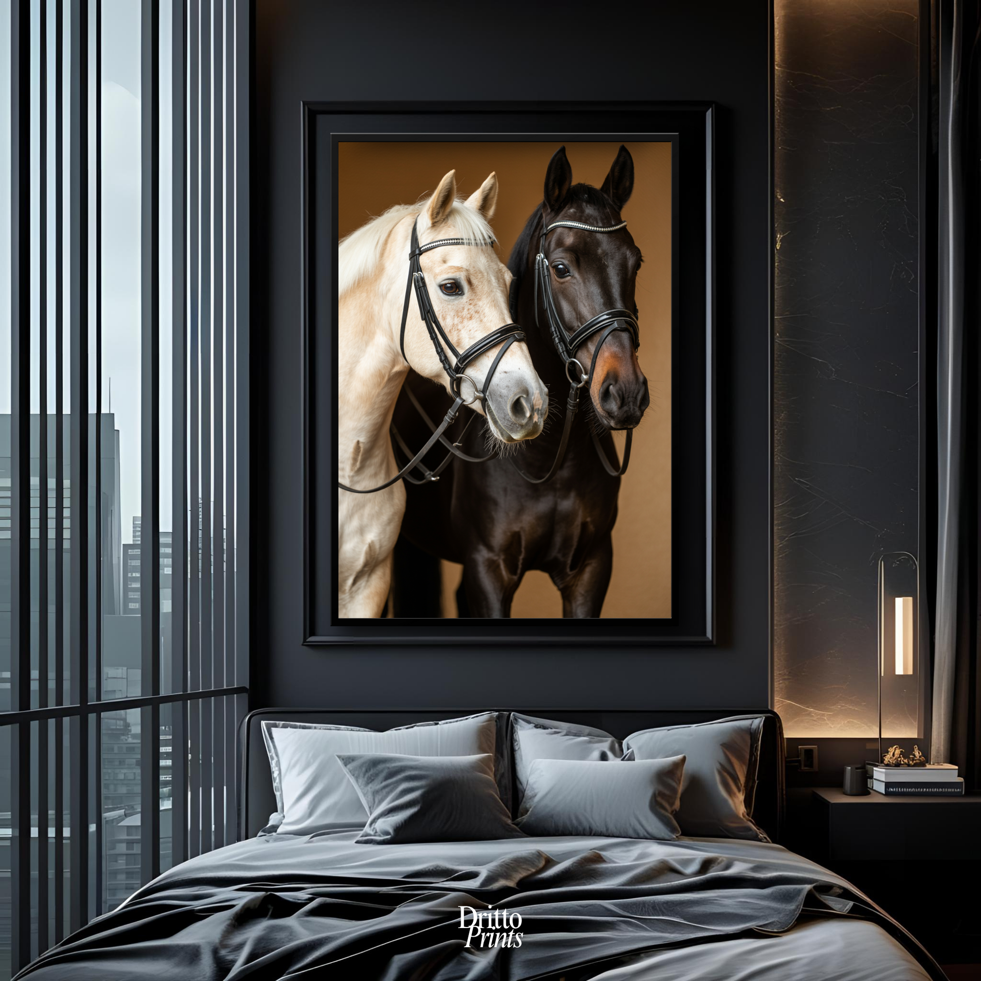 (FD22) Harmony in Contrast - Framed matte paper poster