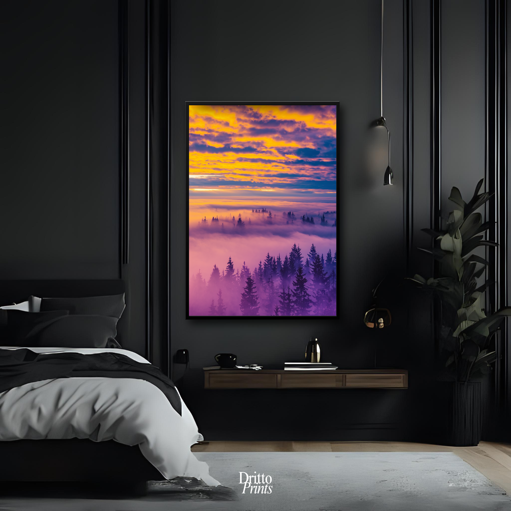 (FD13) Light Between Worlds - Framed matte paper poster