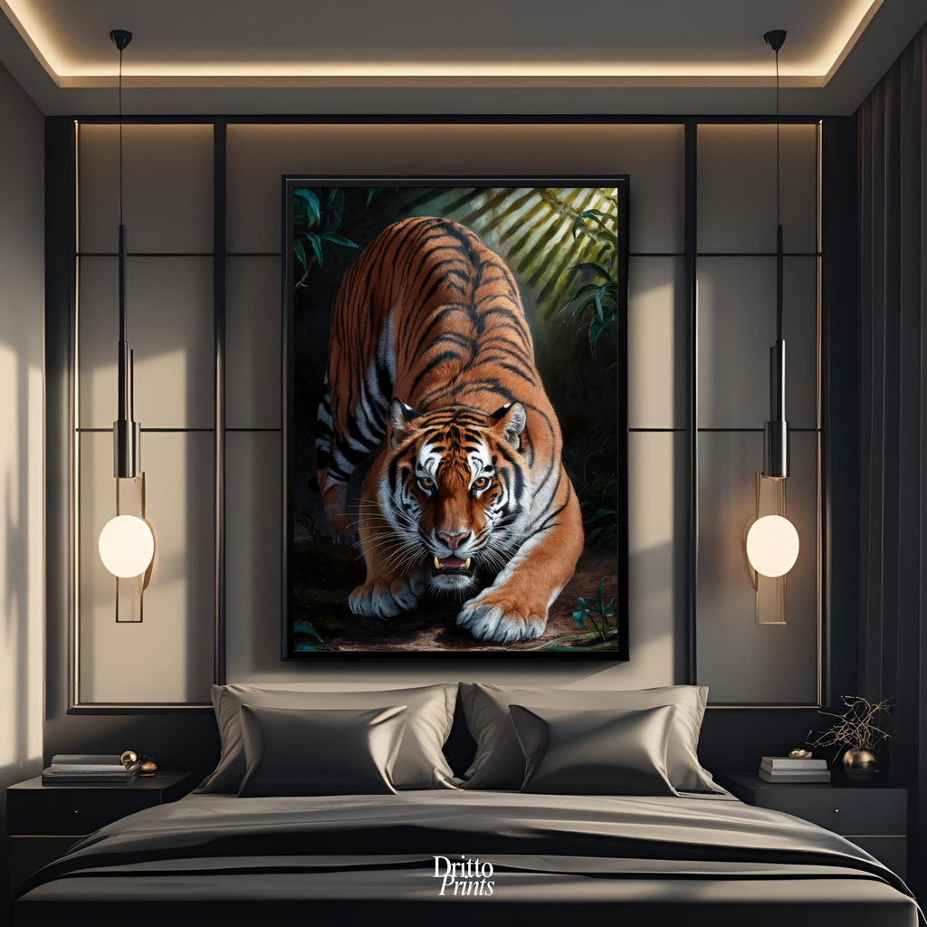 (FD11) Coiled Majesty - Framed matte paper poster