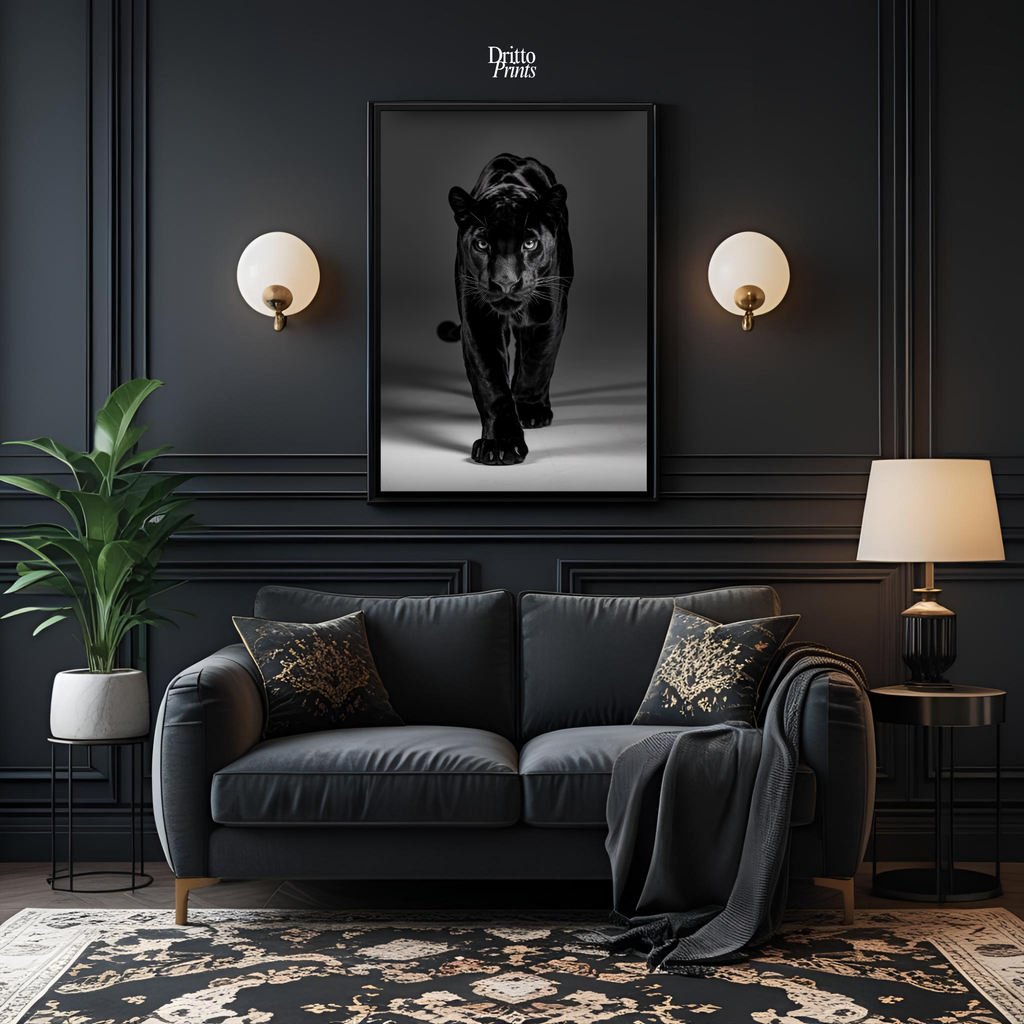 (FD7) Eyes of the Hunt - Framed matte paper poster