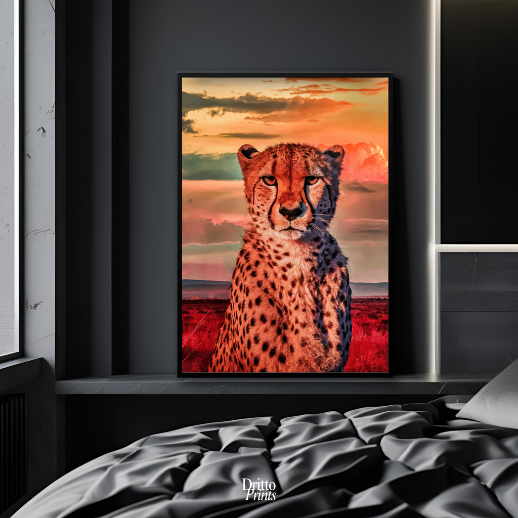 (FD12) Speed & Sky - Framed matte paper poster