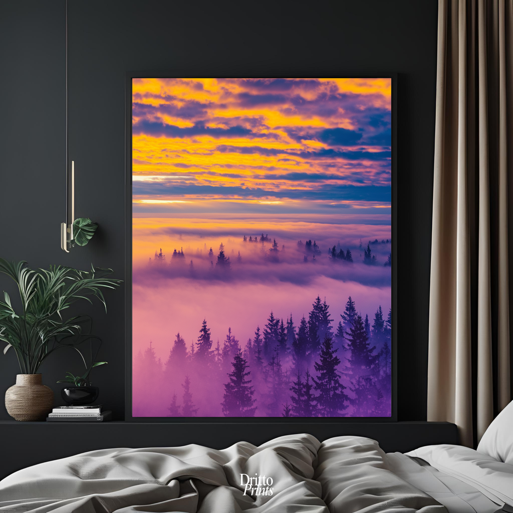 (FD13) Light Between Worlds - Framed matte paper poster
