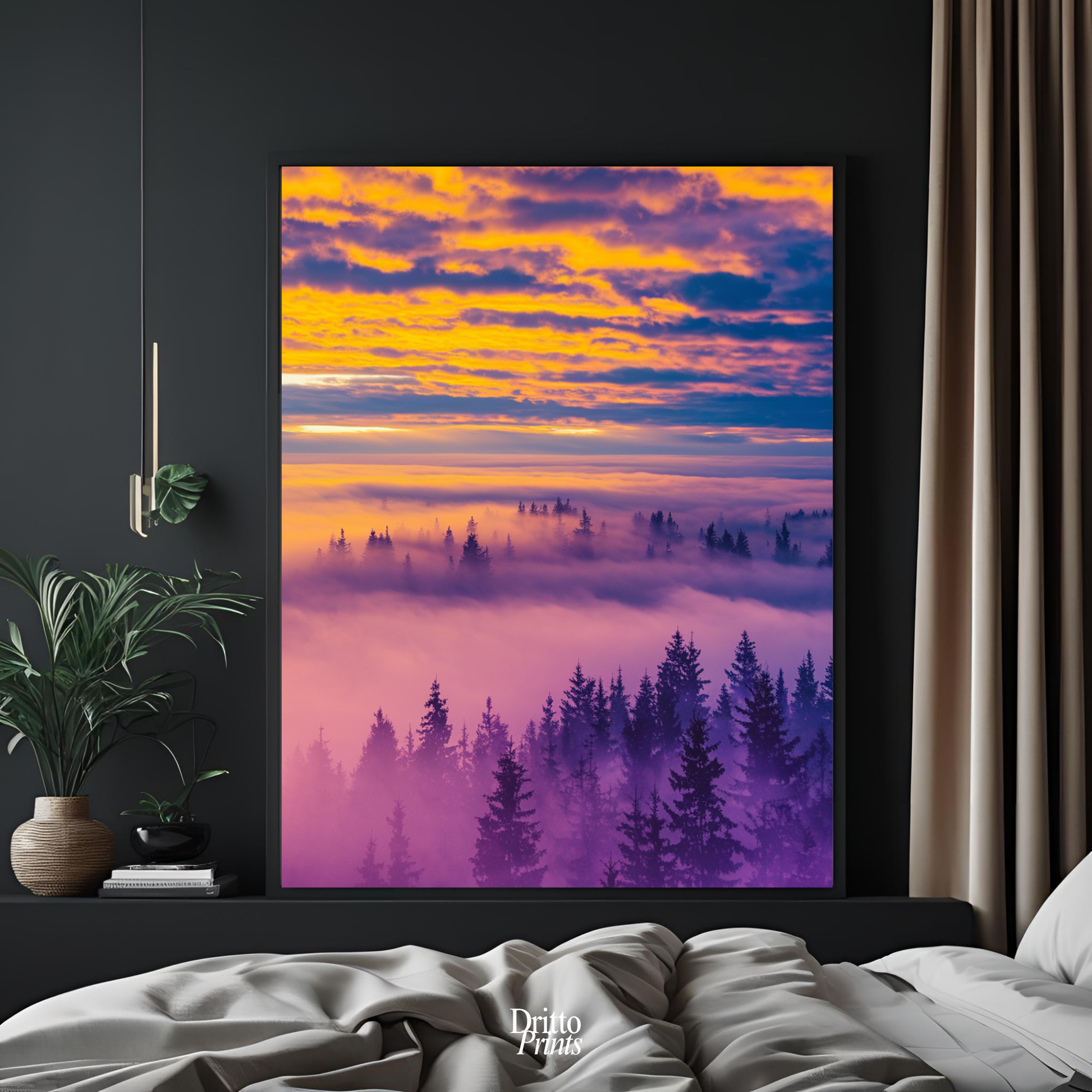 (FD13) Light Between Worlds - Framed matte paper poster