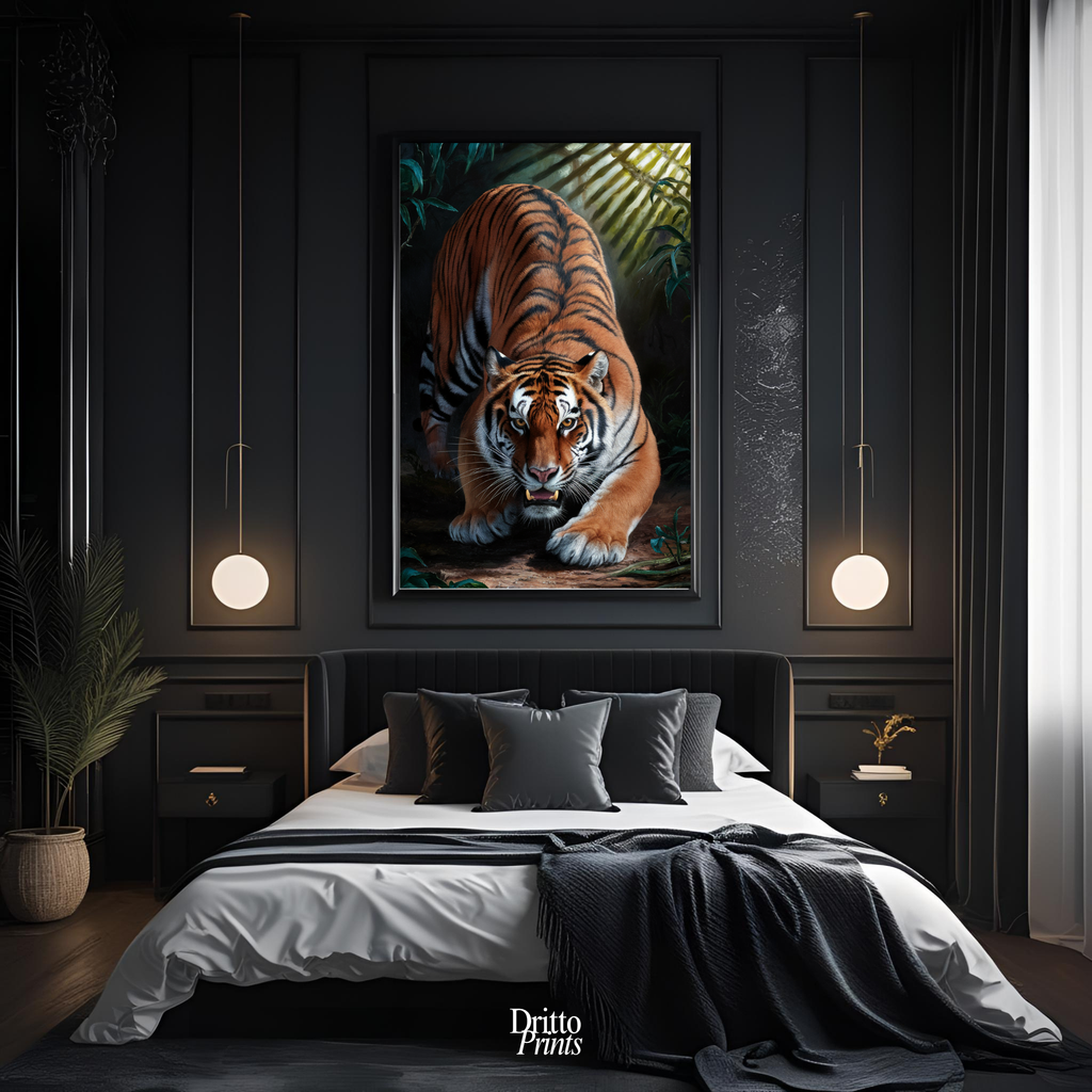 (FD11) Coiled Majesty - Framed matte paper poster