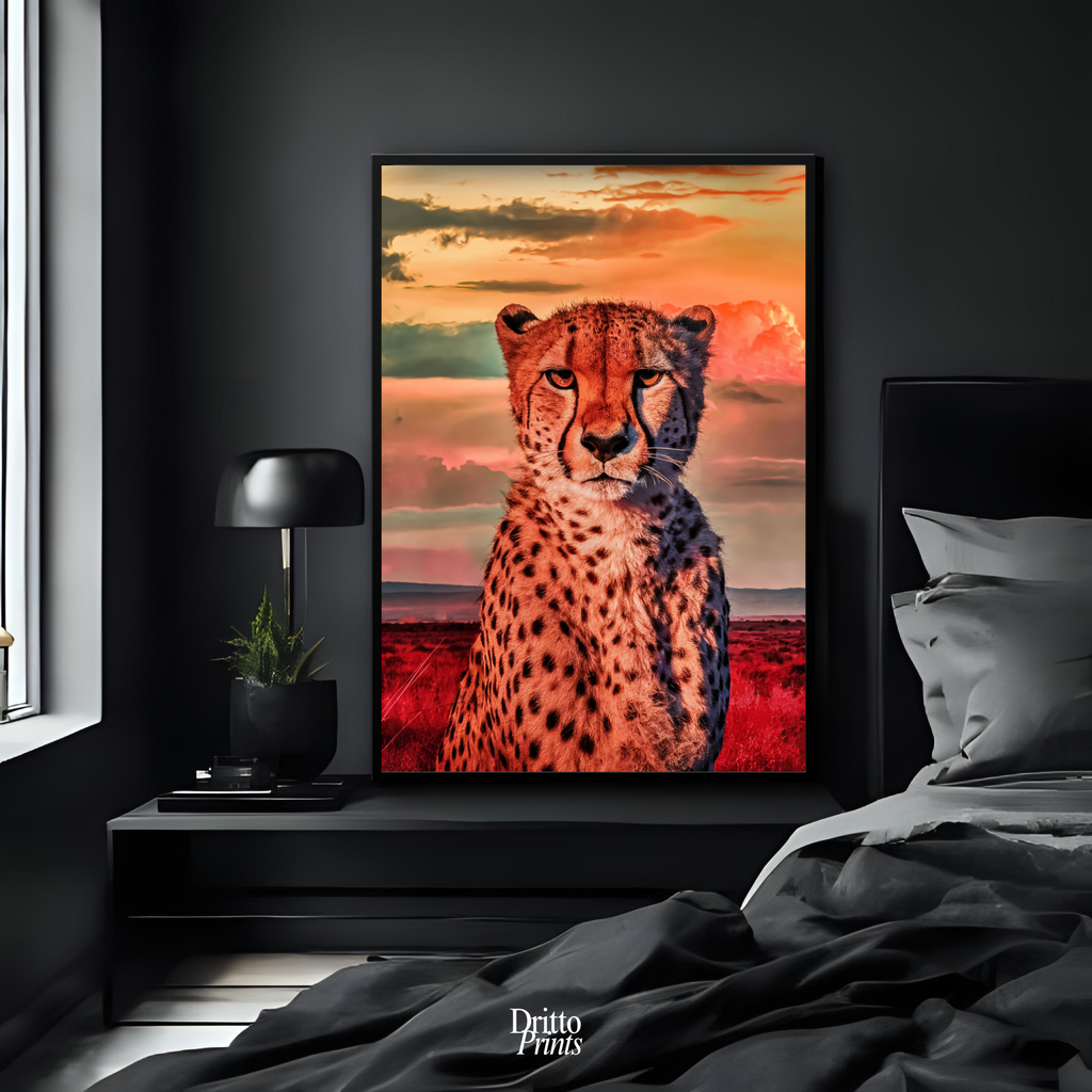 (FD12) Speed & Sky - Framed matte paper poster