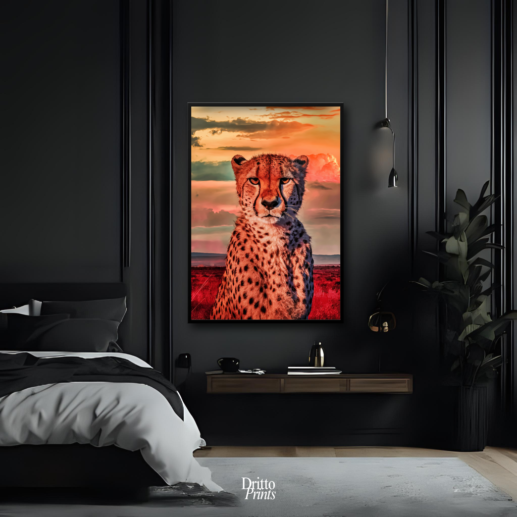 (FD12) Speed & Sky - Framed matte paper poster