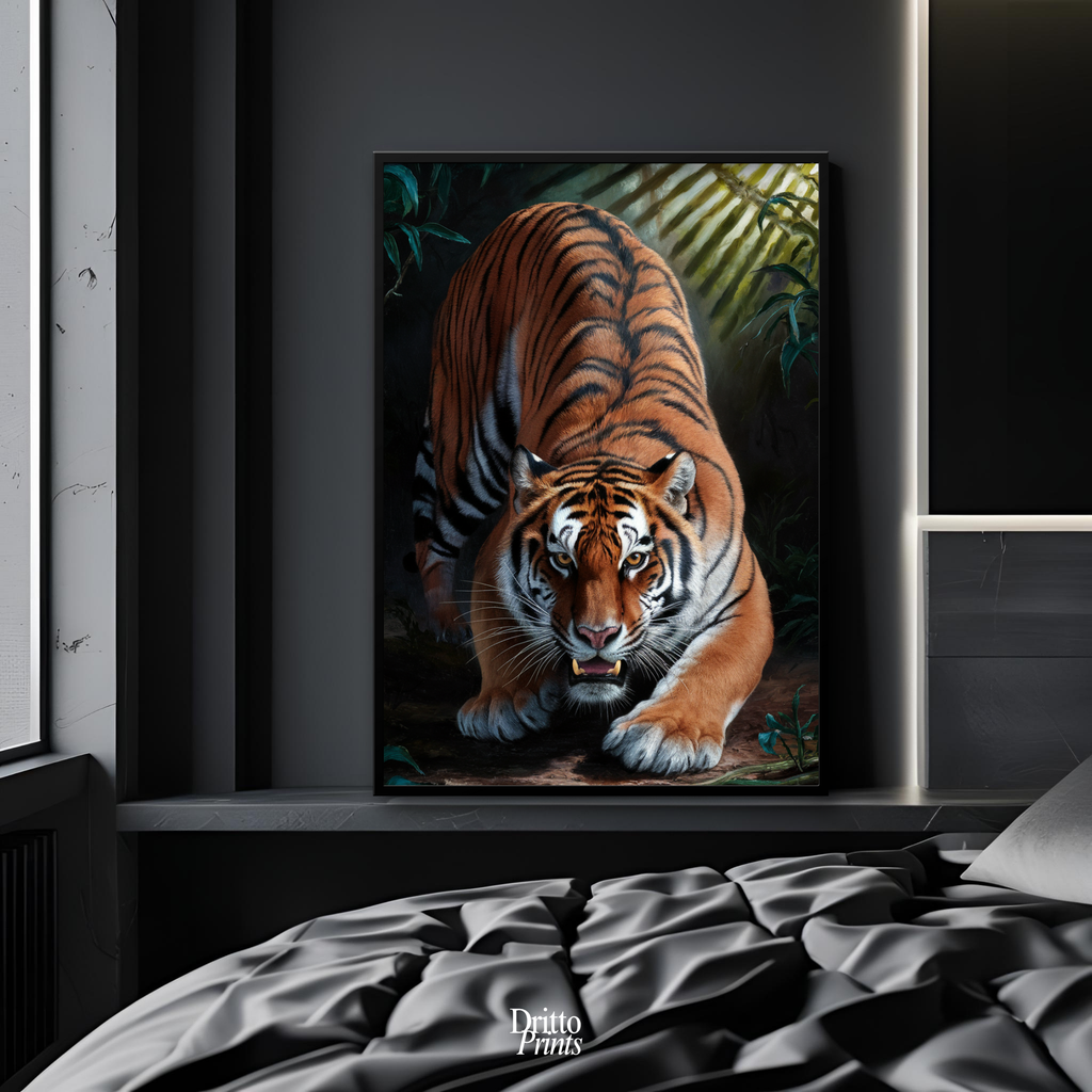 (FD11) Coiled Majesty - Framed matte paper poster