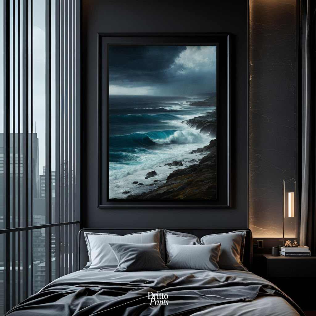 (FD17) Where the Rain Begins - Framed matte paper poster