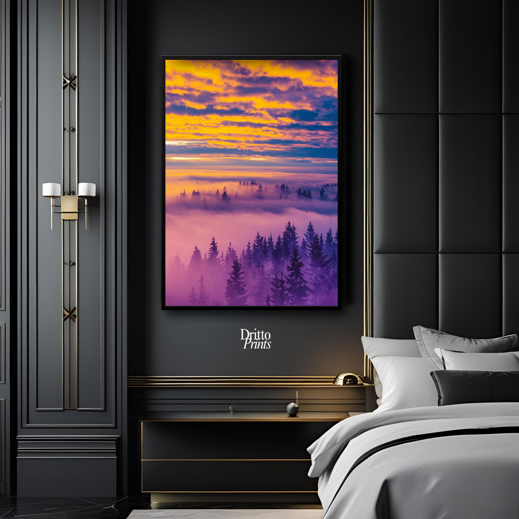 (FD13) Light Between Worlds - Framed matte paper poster