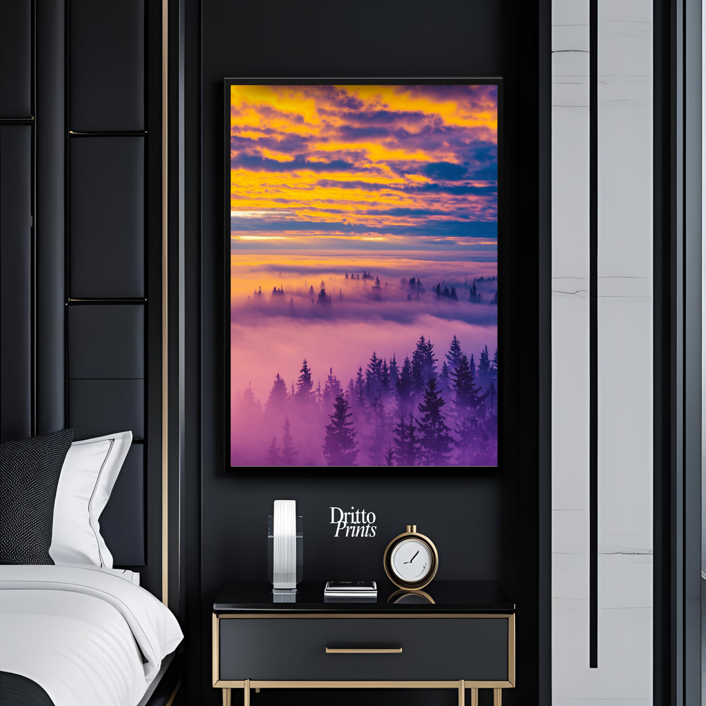 (FD13) Light Between Worlds - Framed matte paper poster