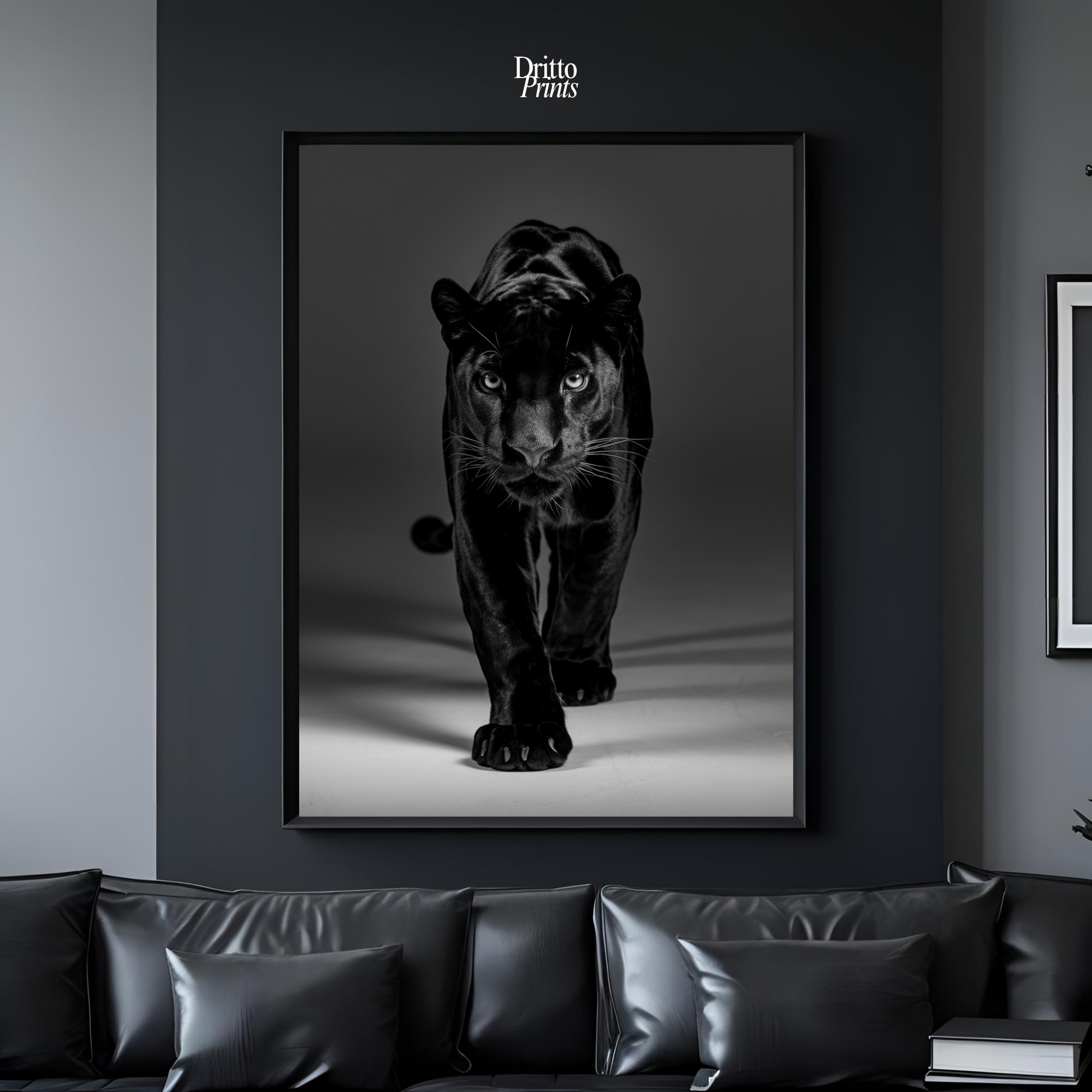 (FD7) Eyes of the Hunt - Framed matte paper poster