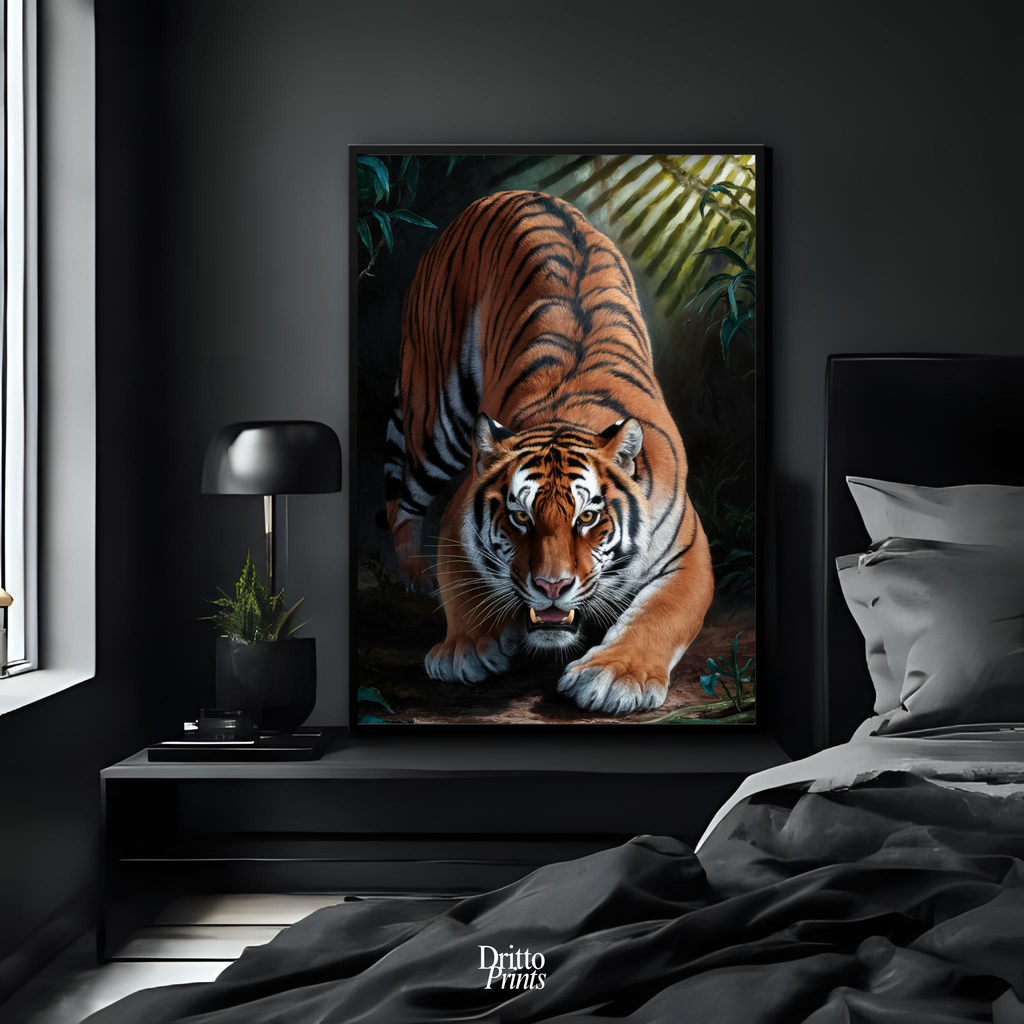 (FD11) Coiled Majesty - Framed matte paper poster