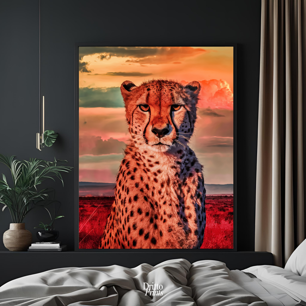 (FD12) Speed & Sky - Framed matte paper poster