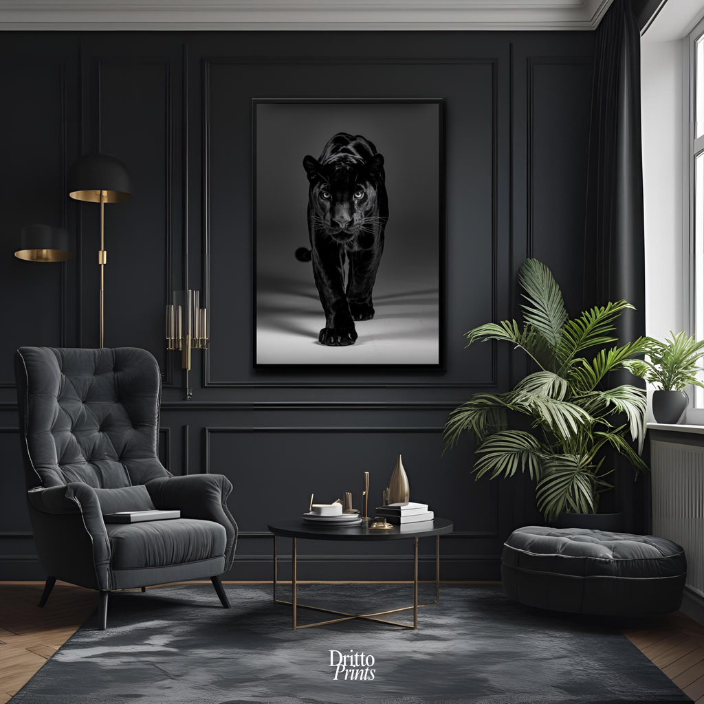 (FD7) Eyes of the Hunt - Framed matte paper poster