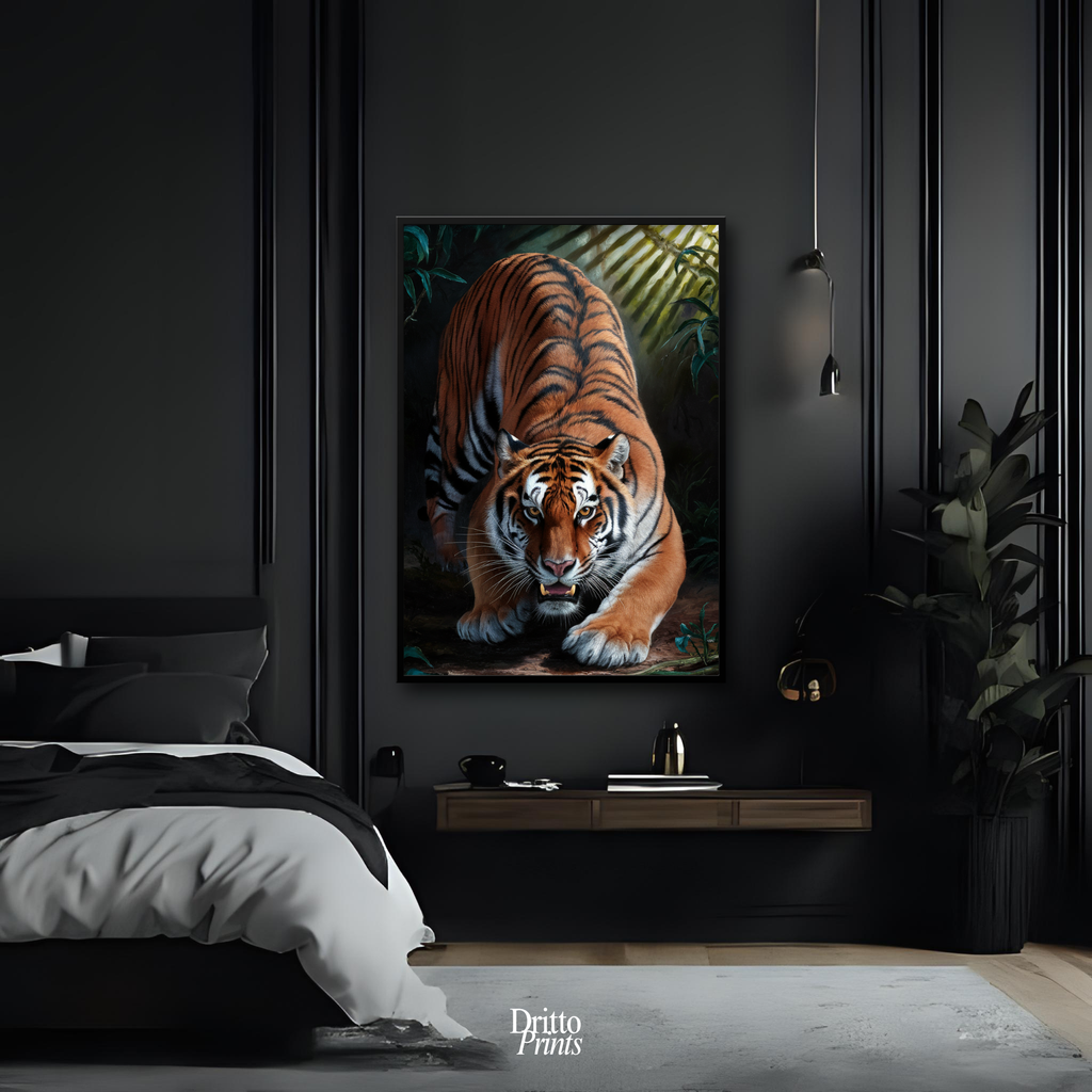 (FD11) Coiled Majesty - Framed matte paper poster