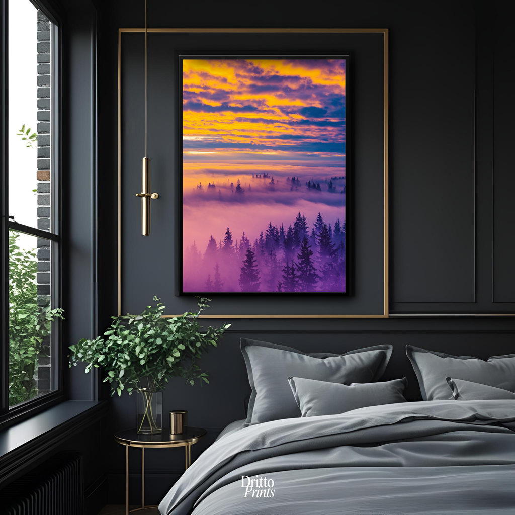 (FD13) Light Between Worlds - Framed matte paper poster