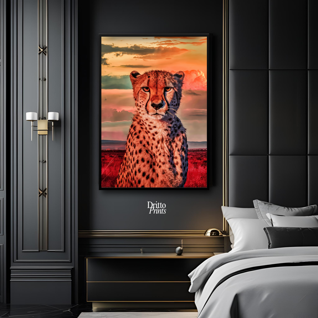 (FD12) Speed & Sky - Framed matte paper poster