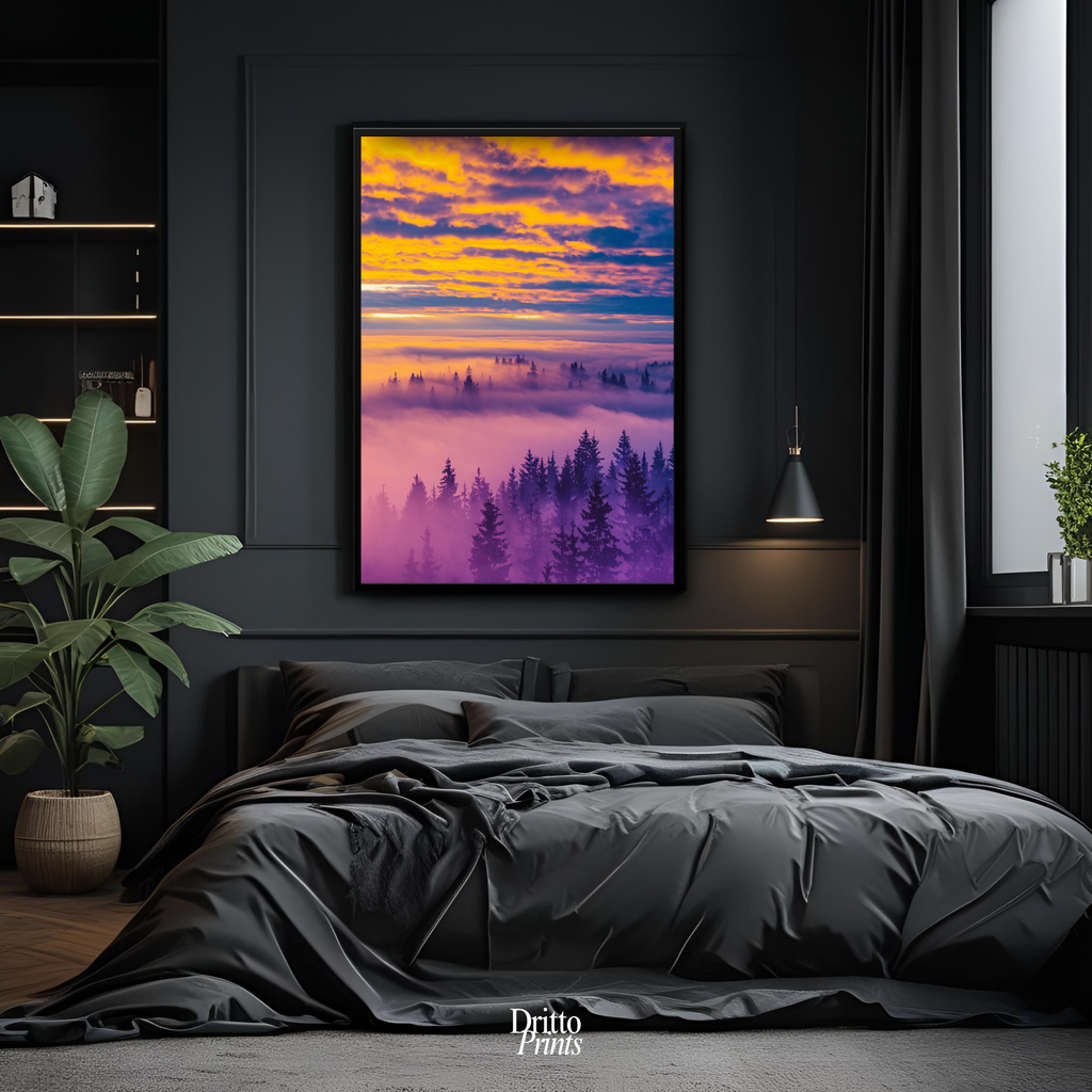 (FD13) Light Between Worlds - Framed matte paper poster