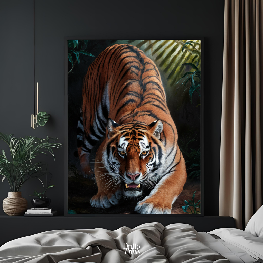 (FD11) Coiled Majesty - Framed matte paper poster
