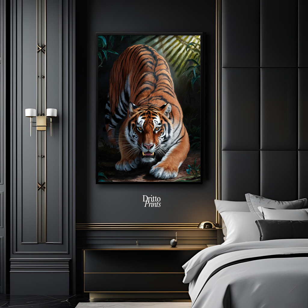 (FD11) Coiled Majesty - Framed matte paper poster