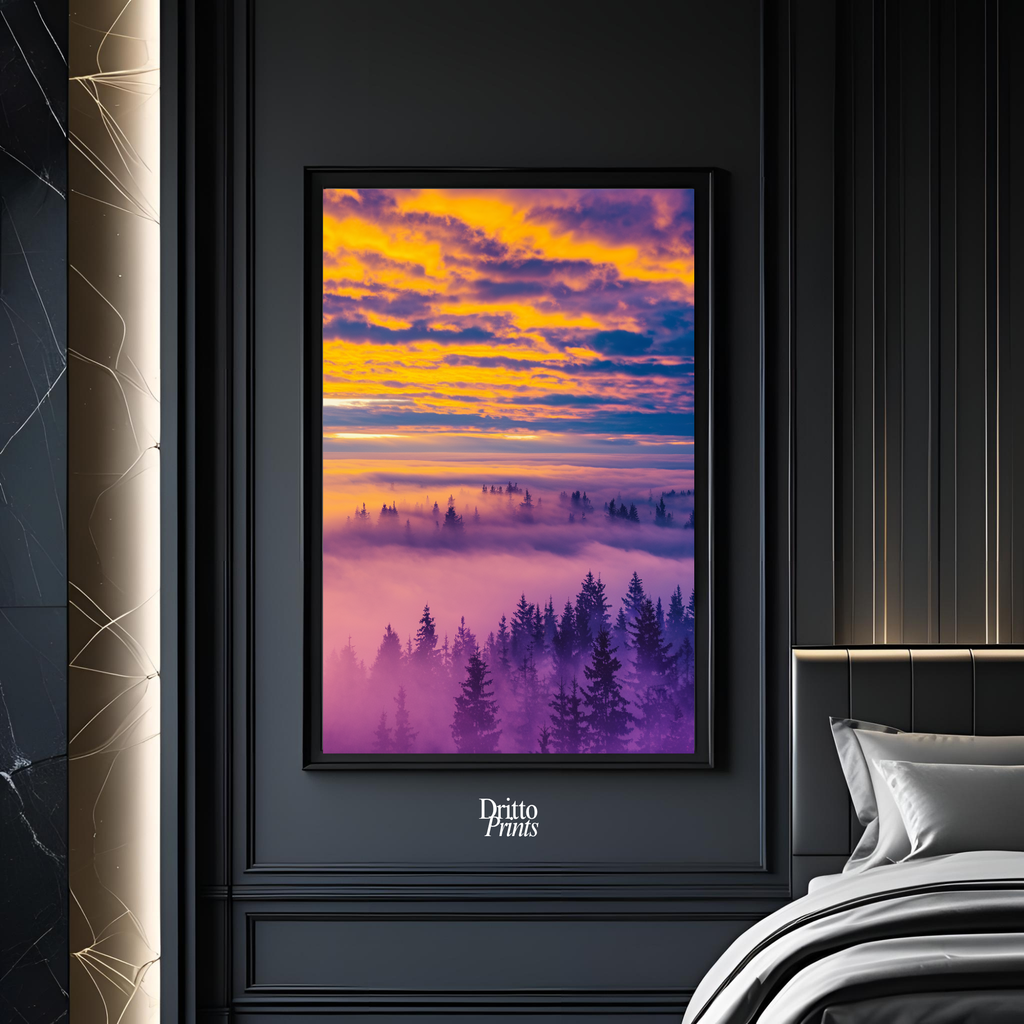 (FD13) Light Between Worlds - Framed matte paper poster