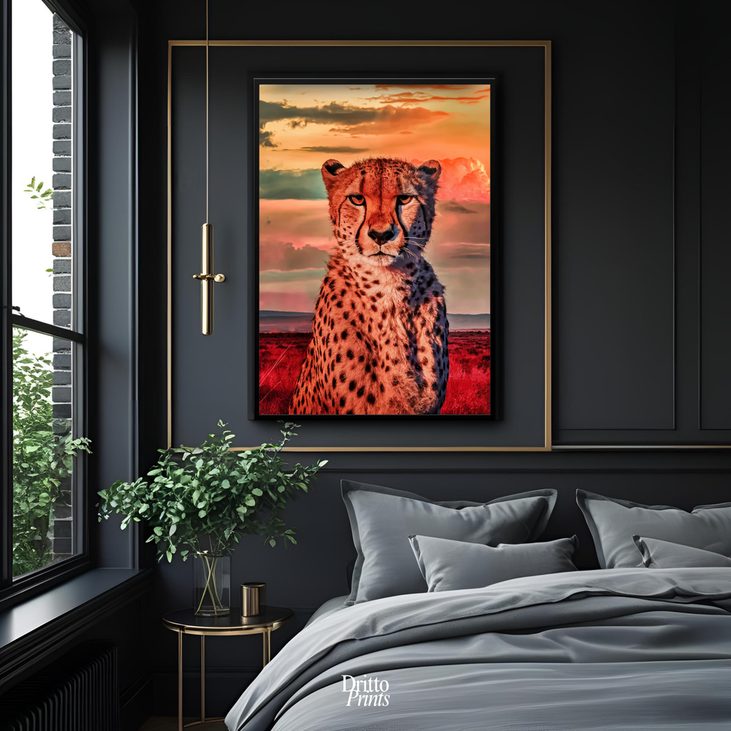 (FD12) Speed & Sky - Framed matte paper poster