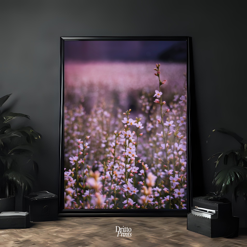 (FD23) Bloom Before the Fade - Framed matte paper poster