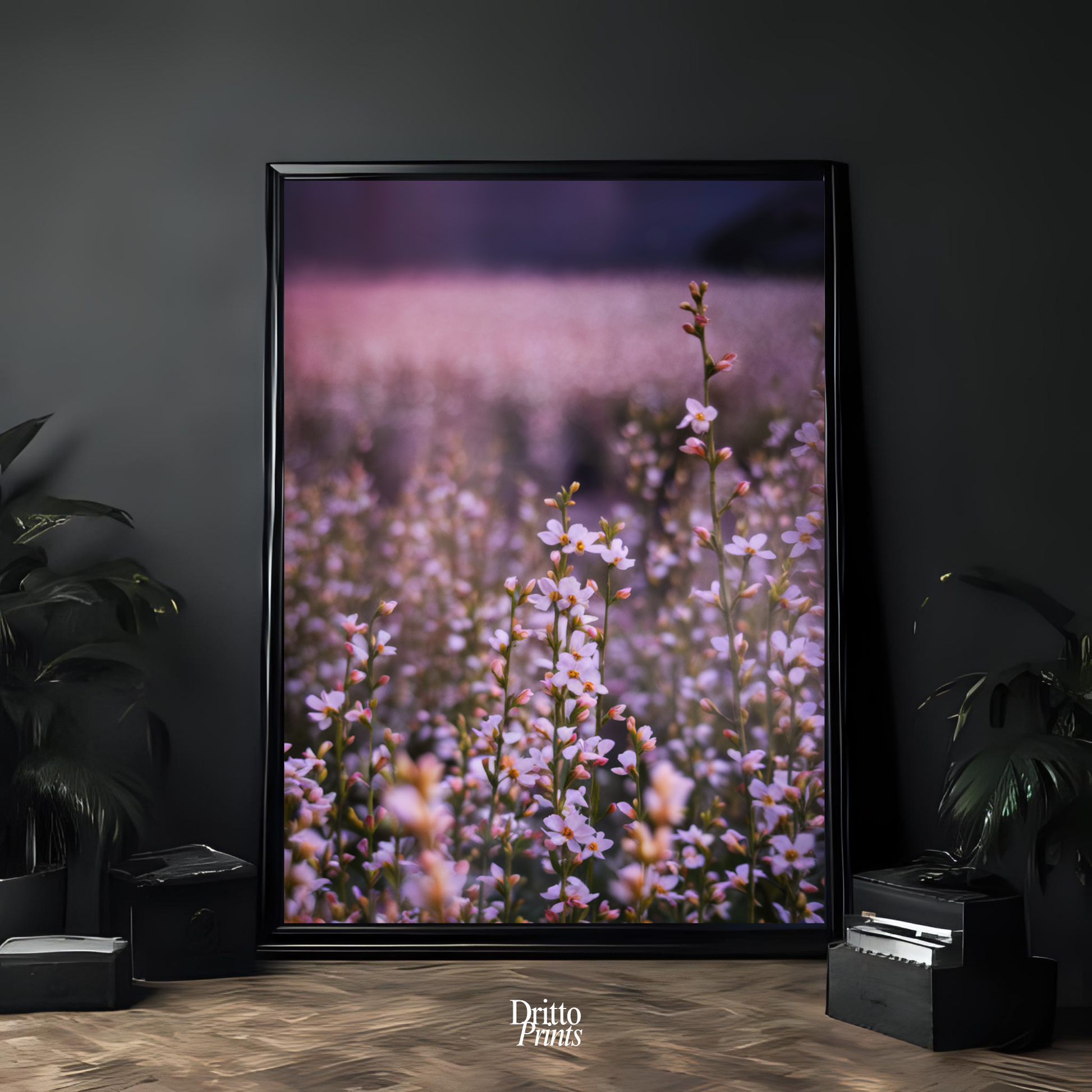 (FD23) Bloom Before the Fade - Framed matte paper poster