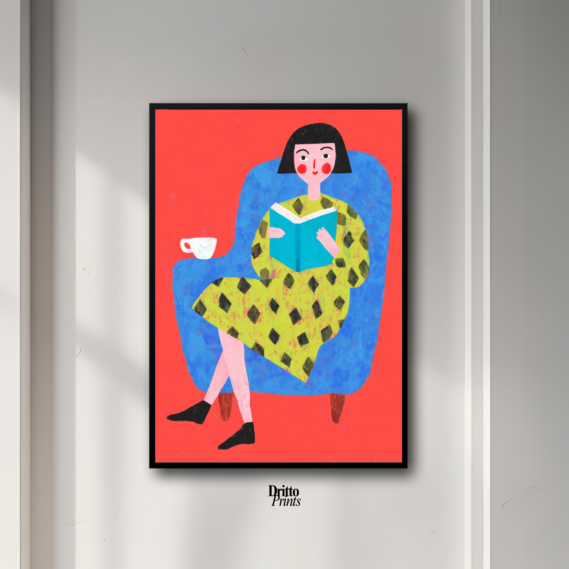 (FD46) A Moment with a Story - Framed matte paper poster