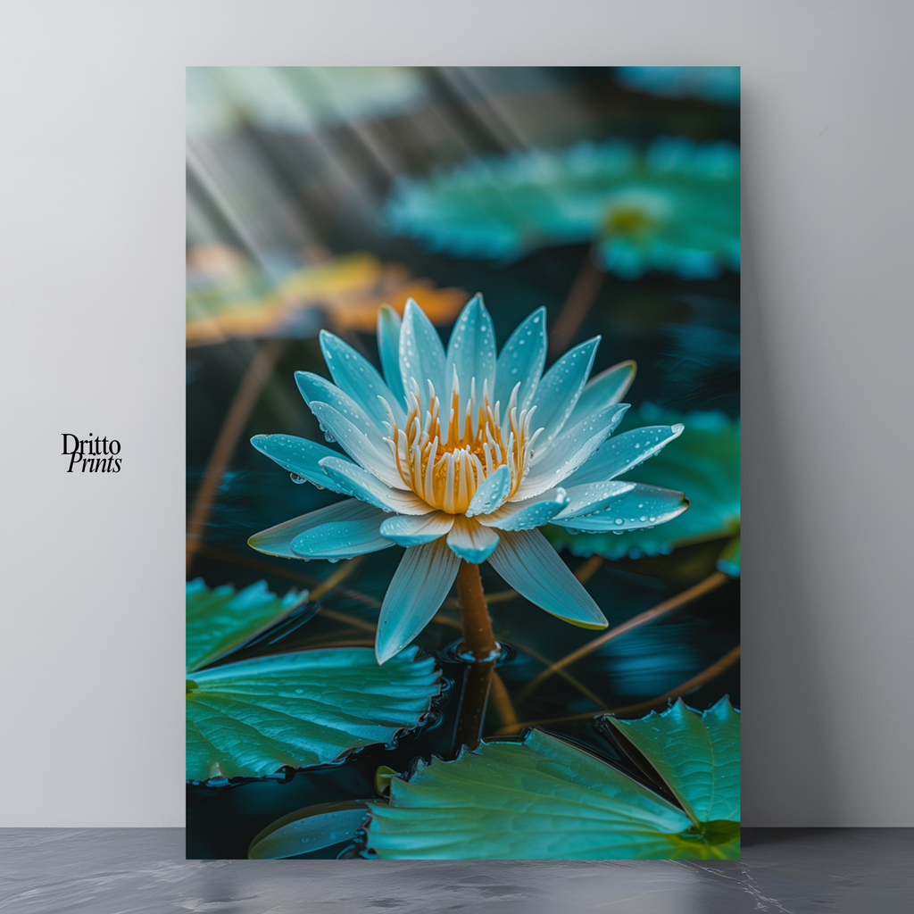 (CD5) Tranquil Water Lily - Canvas