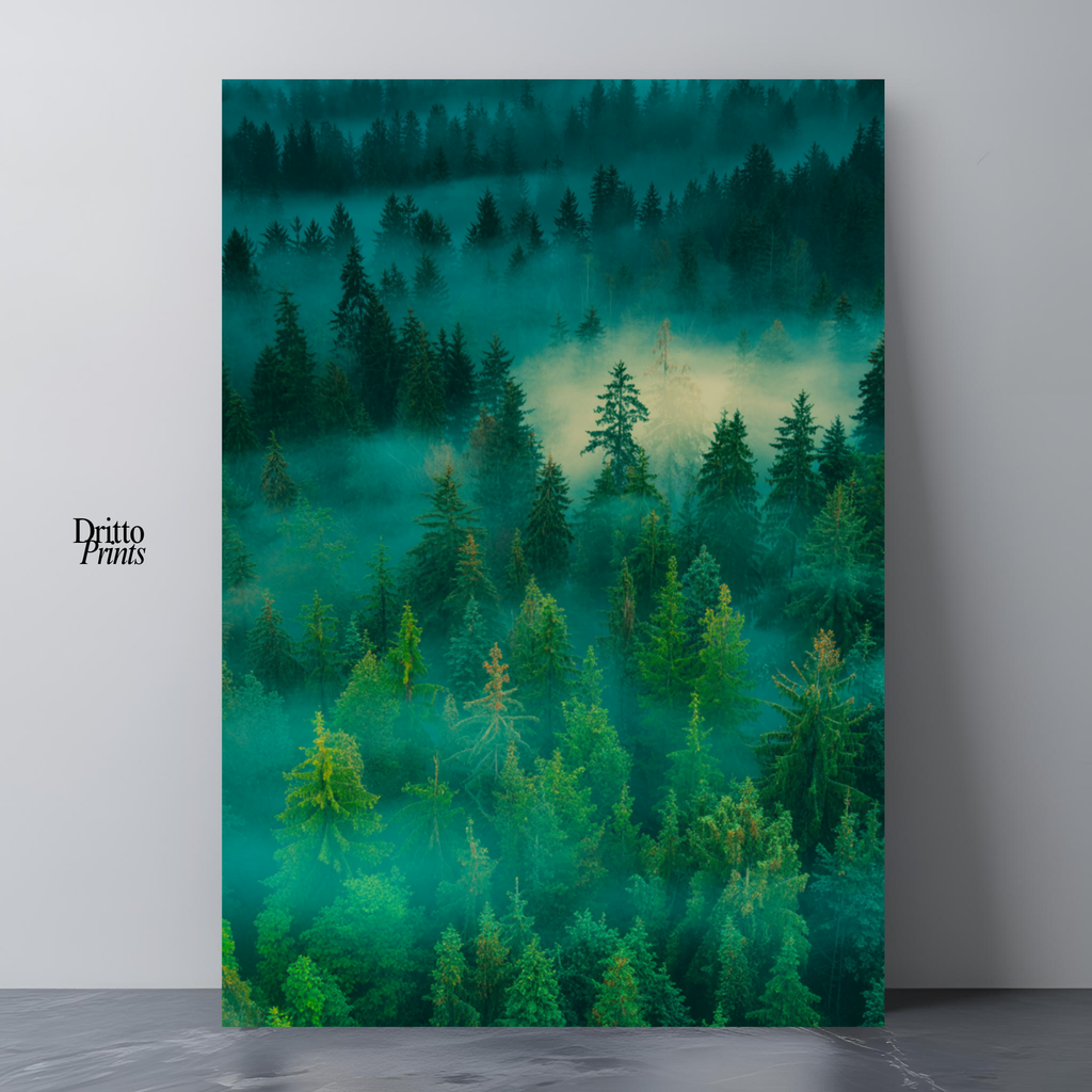 (CD4) Into the Morning Mist - Canvas